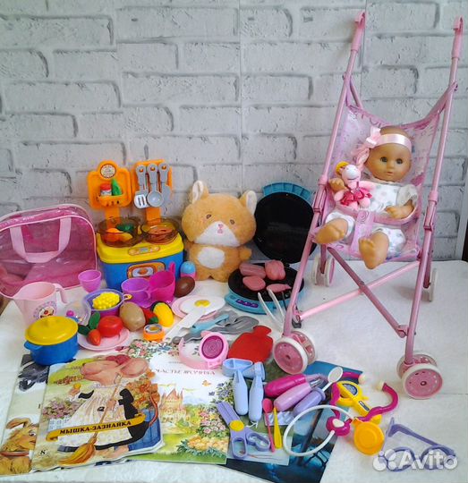 Игрушки пакетом для девочки