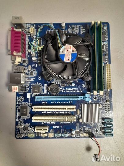 Продаю мат.плату + процессор+ память