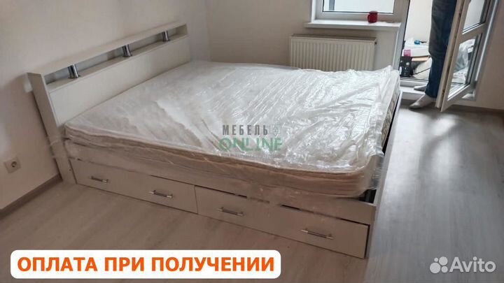 Кровать 140х200 с ящиками