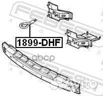 Крюк буксирный пердн. opel astra H 2004-2010 18