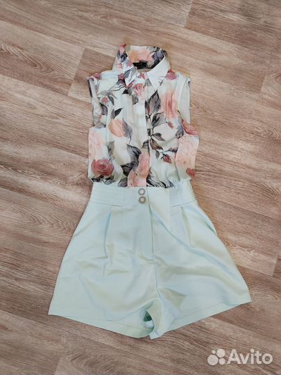 Комбинезон летний S Lime (новый)