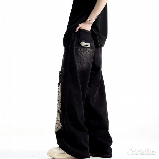 Джинсы Vetements baggy jeans 2023 ya на руках