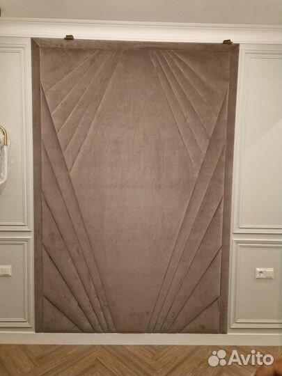 Мягкие стеновые панели и кровать