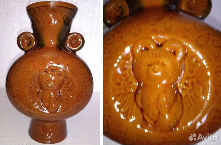 Ваза Олимпийский Мишка 1980 года