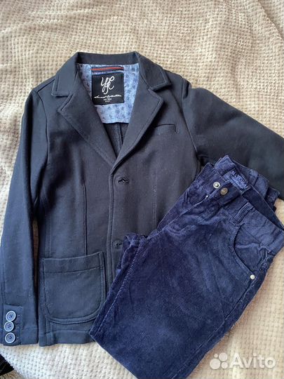 Пиджак и брюки на мальчика размер 116