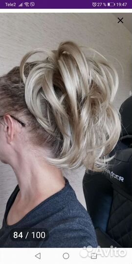 Шиньон на крабе