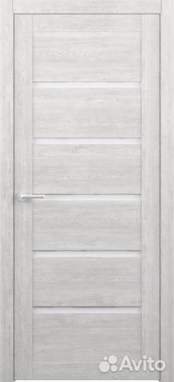 Межкомнатная дверь Вена остеклённая дуб нордик мат