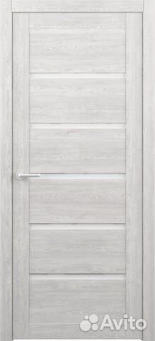 Межкомнатная дверь Вена остеклённая дуб нордик мат