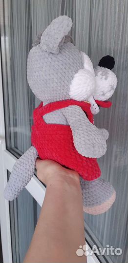 Вязаная игрушка Волчок