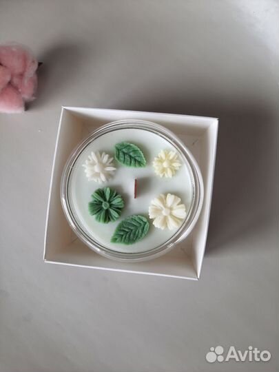 Ароматическая свеча ручной работы