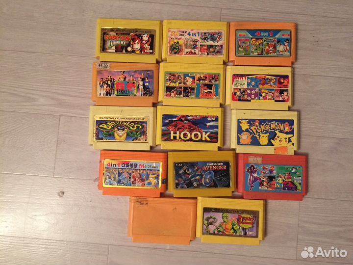 Картриджи для dendy из 90