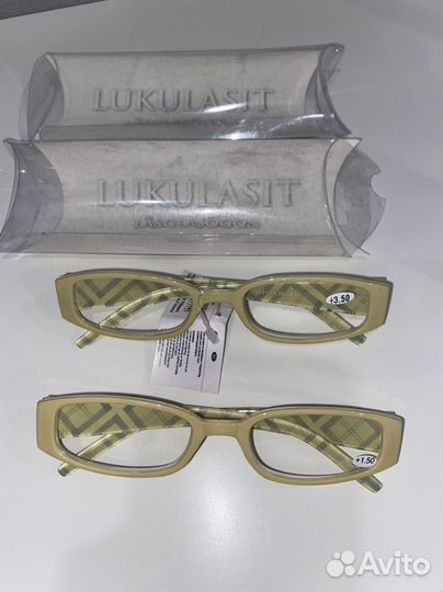 Очки + 1,50, + 3,50 диоптрия