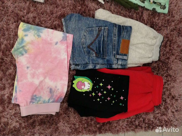 Вещи для девочки пакетом 140 146