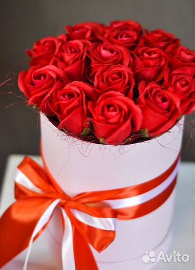 Букеты из мыльных роз