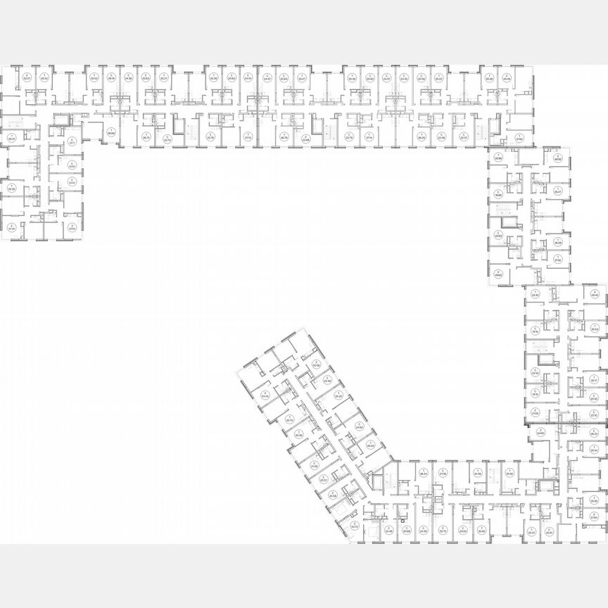 2-к. апартаменты, 54,6 м², 5/8 эт.