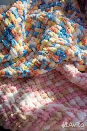 Плед детский плюшевый