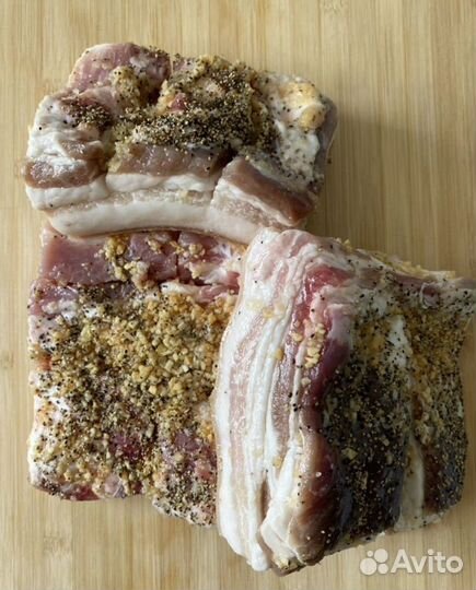 Копчено-салёное домашнее сало