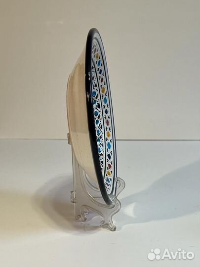 Тарелка с ручной росписью из Туниса