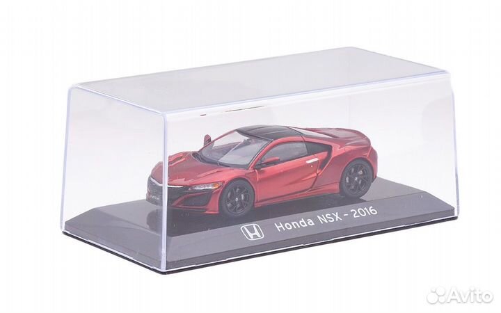 Модель honda NSX (2016) red metal. 1:43 edicola