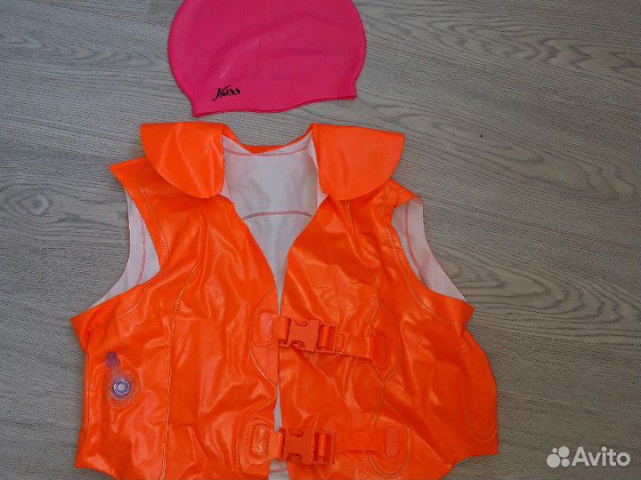 Спасательный жилет intex+шапочка joss