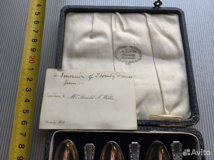 Серебряные кофейные ложечки