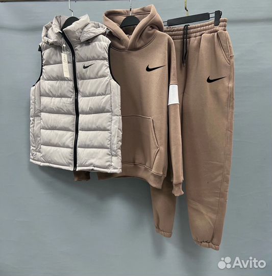 Костюм тройка мужской на флисе