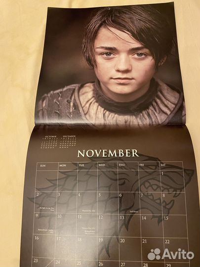 Game of Thrones Игра Престолов - Календарь 2014