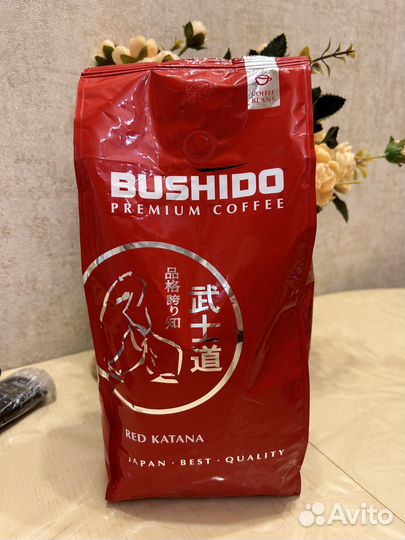 Кофе в зернах Bushido Red Katana, 1 кг