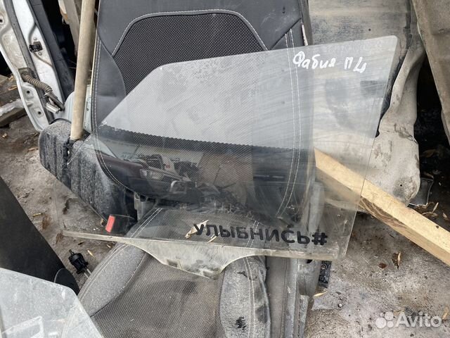 Стекло переднее левое Skoda Fabia 2