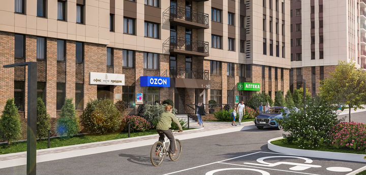 2-к. квартира, 58,8 м², 6/17 эт.