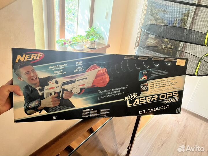 Бластер Hasbro Nerf Лазер Опс Про Дельтабёрст