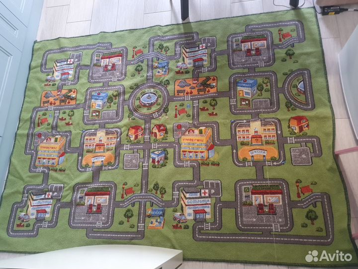 Игровой ковер напольный большой