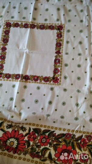 Скатерть лен СССР новая
