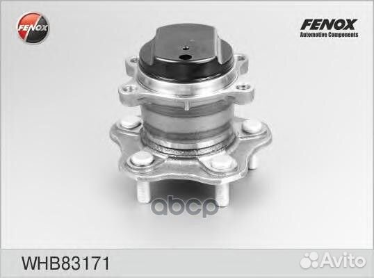 WHB83171 к-т подш. ступ.зад. Nissan Qashqai 1