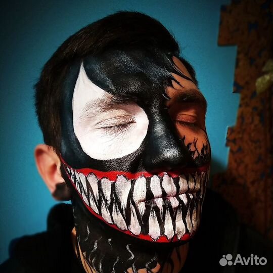 Грим на хэллоуин