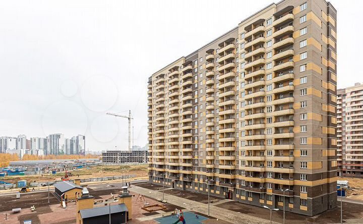 2-к. квартира, 49,4 м², 1/15 эт.