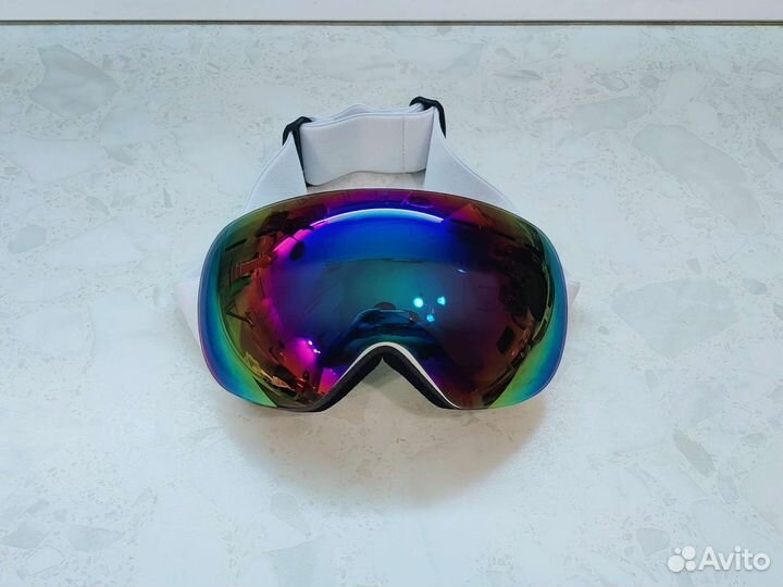 Горнолыжные очки безрамочные Новые + Чехол