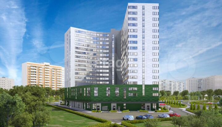 Апартаменты-студия, 25,6 м², 2/17 эт.
