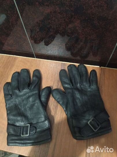 Мужские кожаные перчатки