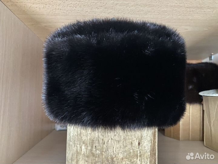 Норковая шапка мужская