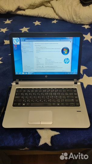 Ноутбук HP 440 G3 i3-6100/4gb/256 sdd + 500 hdd