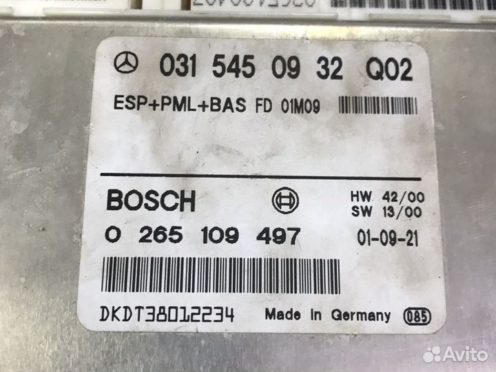 Блок управления ESP PML BAS Mercedes W220