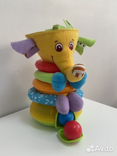 Развивающий Слон пирамидка tiny love