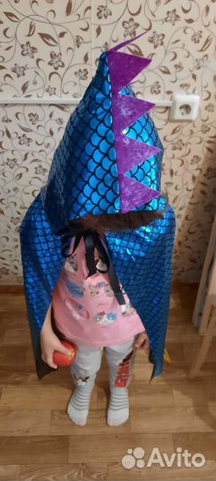 Накидка костюм дракона, без размера