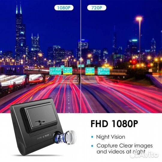 Видеорегистратор автомобильный azdome Dash Cam M05