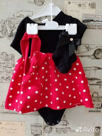 Платье-боди для девочки