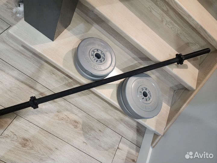 Гантели разборные пластиковые