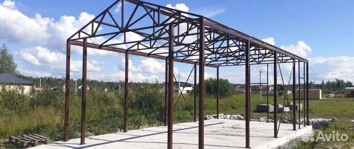 Каркас навеса на заказ, бесплатная доставка в пред