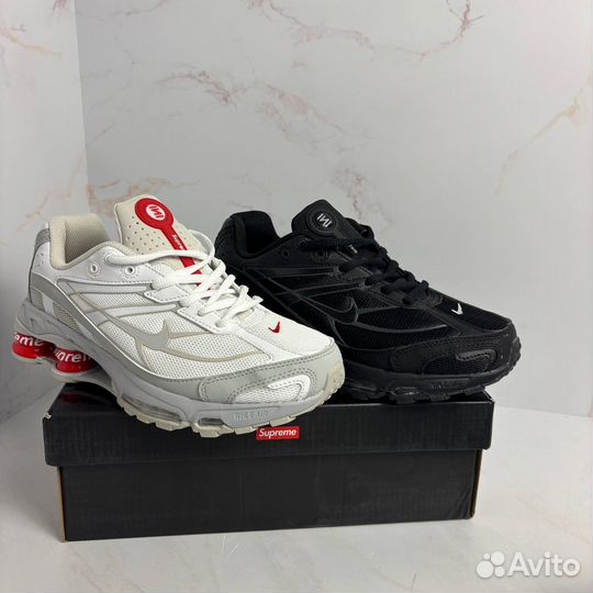 Кроссовки supreme x nike shox ride 2