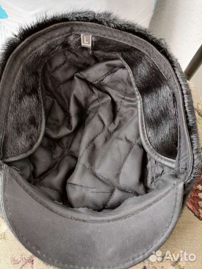 Меховая мужская кепка